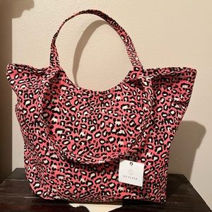Styline Hot Pink Cheetah Tote